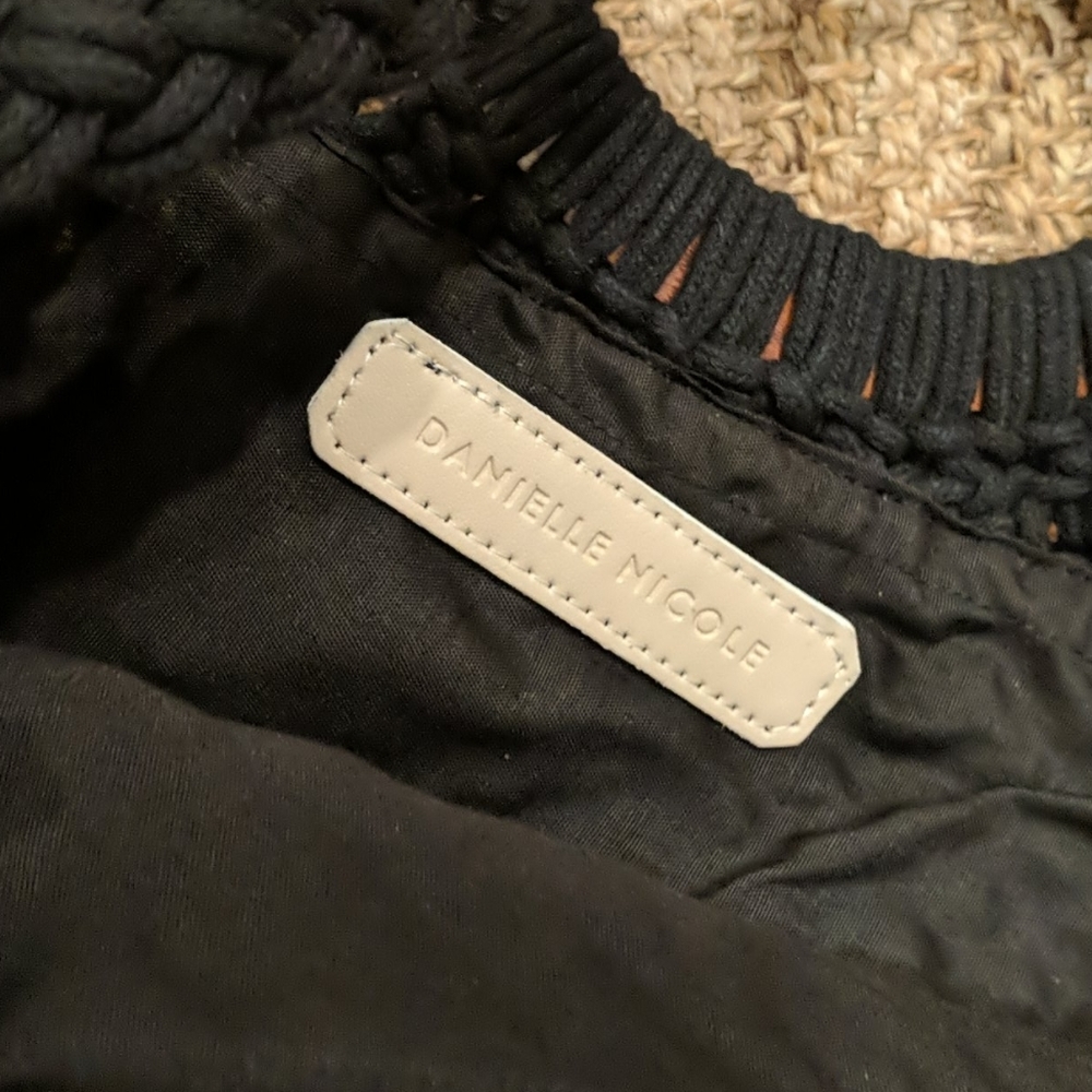 Danielle Nicole Black Fringe Bag - image 4